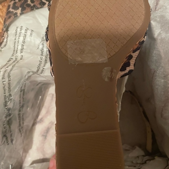 Jessica Simpson Womens Delirah Denim Ankle Strap Wedge Sandals NIB - Picture 7 of 10